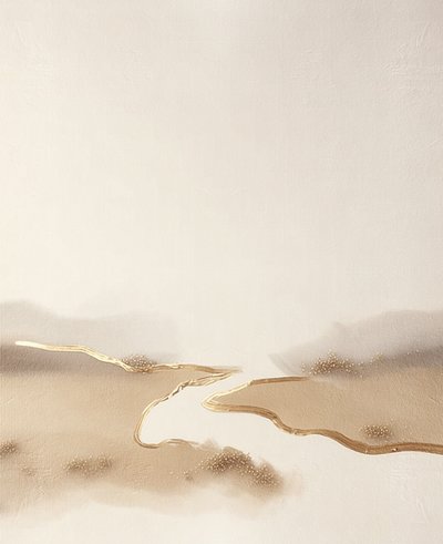 Abstract Golden River by Alma