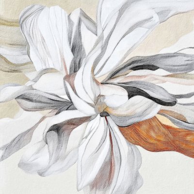 Elegant Flowing Flower by Alma