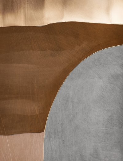 Metallic Curves Abstract by Alma