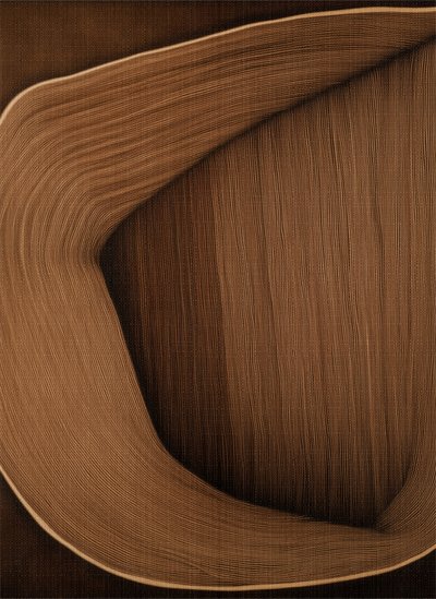 Minimalist Brown Abstract by Alma