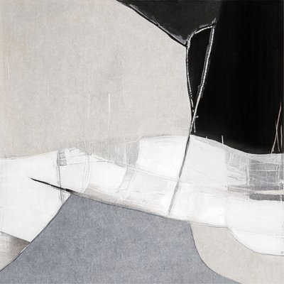 Monochrome Abstract Composition by Alma