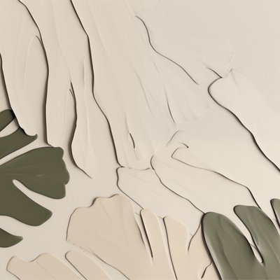 Muted Botanical Shapes by Alma