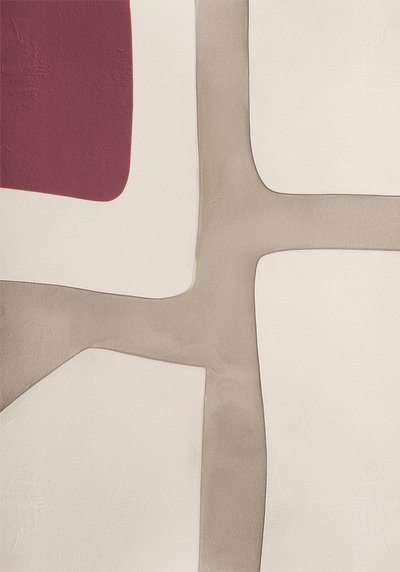 Serene Abstract Geometry by Alma