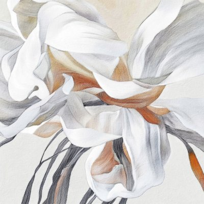 Soft Floral Abstract by Alma