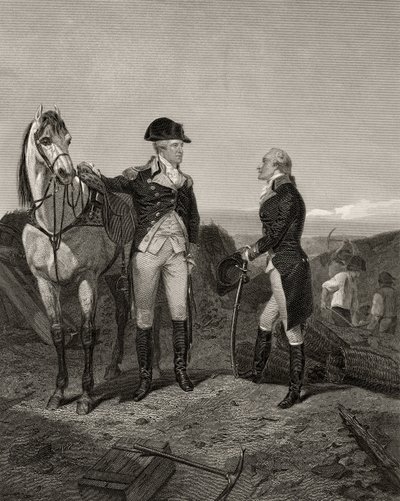 First Meeting of George Washington and Alexander Hamilton, from 