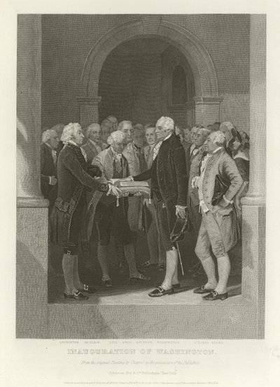 The Inauguration of Washington by Alonzo Chappel