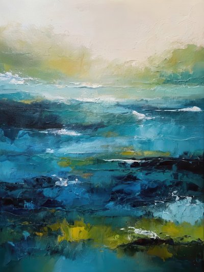 Abstract Coastal Waters by Alpenglow Workshop