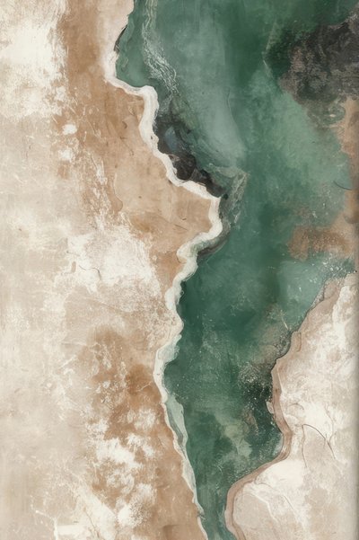 Abstract Green Earth by Alpenglow Workshop