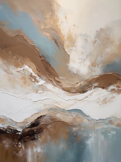 Abstract Mountain River by Alpenglow Workshop