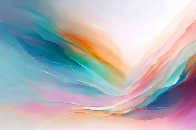 Dreamy Pastel Waves by Alpenglow Workshop