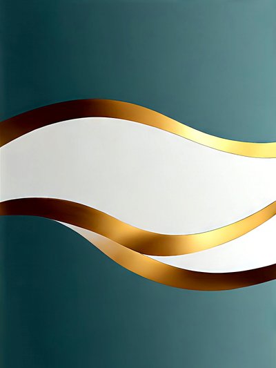 Elegant Gold Flow by Alpenglow Workshop