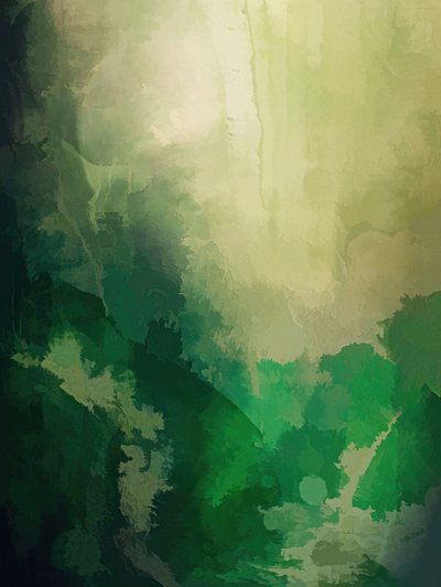 Ethereal Green Landscape by Alpenglow Workshop