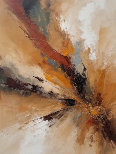 Fiery Abstract Burst by Alpenglow Workshop