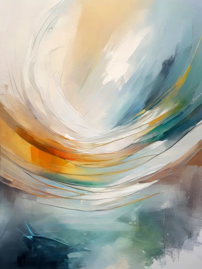 Fluid Coastal Abstract by Alpenglow Workshop