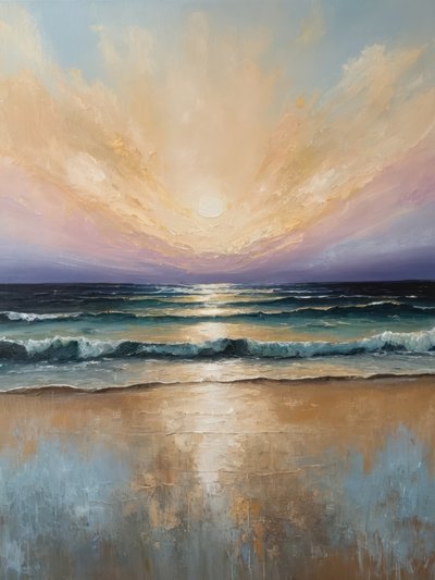 Golden Ocean Sunset by Alpenglow Workshop