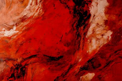 Molten Red Swirls by Alpenglow Workshop