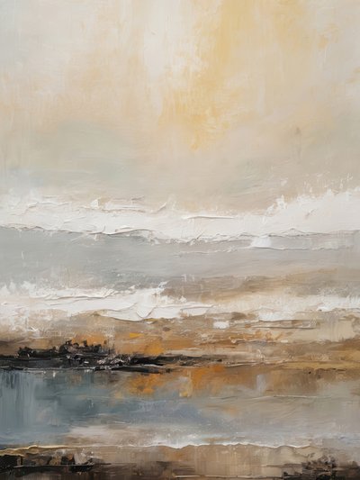 Serene Abstract Horizon by Alpenglow Workshop