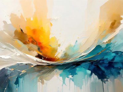 Vibrant Abstract Flow by Alpenglow Workshop
