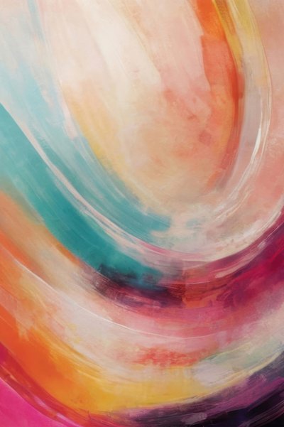Vibrant Color Swirl by Alpenglow Workshop