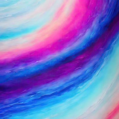 Vibrant Color Swirls by Alpenglow Workshop