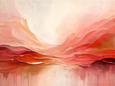 Warm Abstract Landscape by Alpenglow Workshop