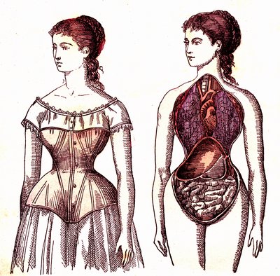 Corset Compression - Normal Life and Health by J. Rengade by Alphonse Demarle