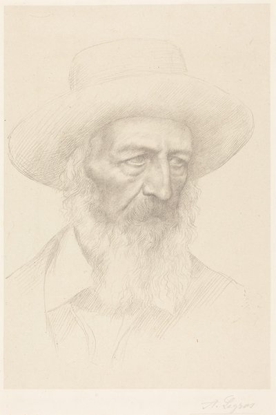 Alfred, Lord Tennyson by Alphonse Legros
