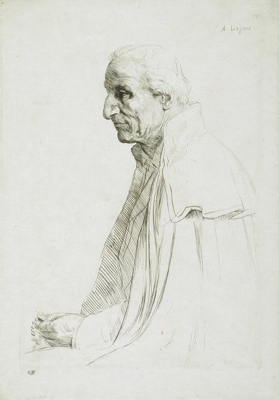 An Old Spaniard by Alphonse Legros