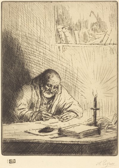 Archeologist by Alphonse Legros