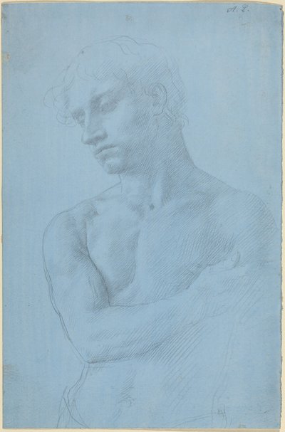 Bust of Nude Man by Alphonse Legros
