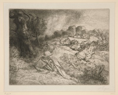 Castle of the Ghosts by Alphonse Legros