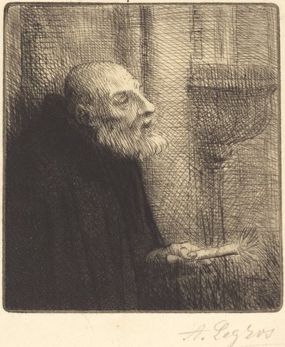 Distributor of the Holy Water by Alphonse Legros