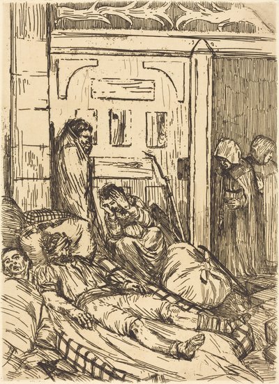 Field Hospital by Alphonse Legros