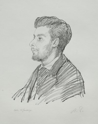 Frédéric Régamey by Alphonse Legros