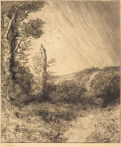 Gust of Wind by Alphonse Legros