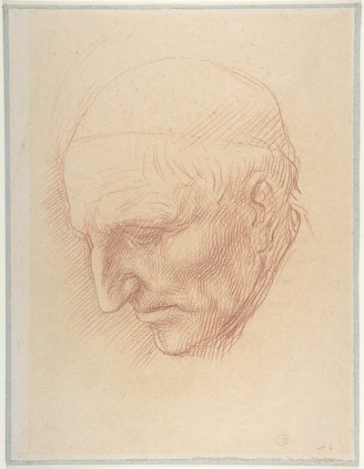 Head of a Beadle by Alphonse Legros