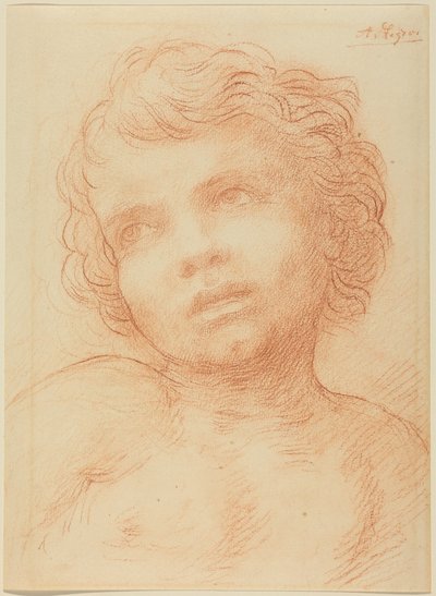 Head of a Child by Alphonse Legros