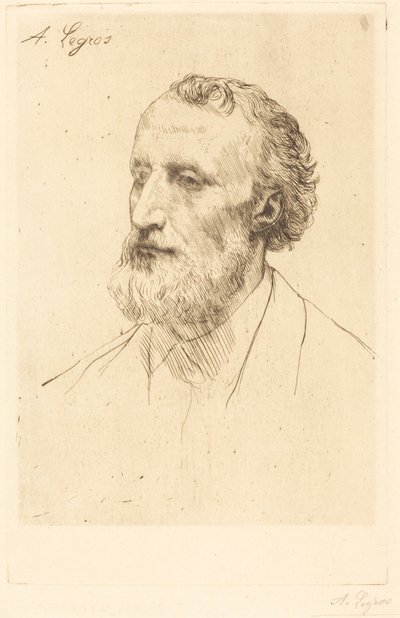 Jules Dalou, 1st plate by Alphonse Legros