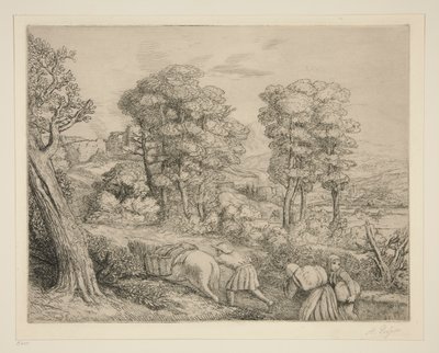 The Return to the Farm by Alphonse Legros