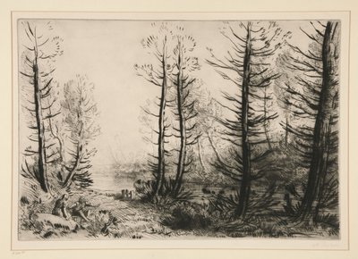 The Grand Canal by Alphonse Legros