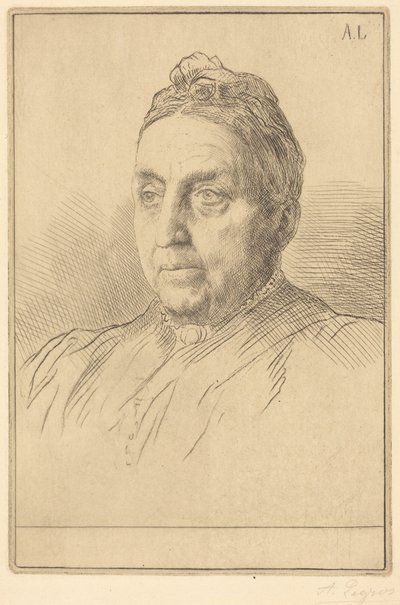 Mme. Kemp, 4th plate by Alphonse Legros