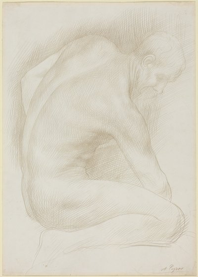 Old Man by Alphonse Legros