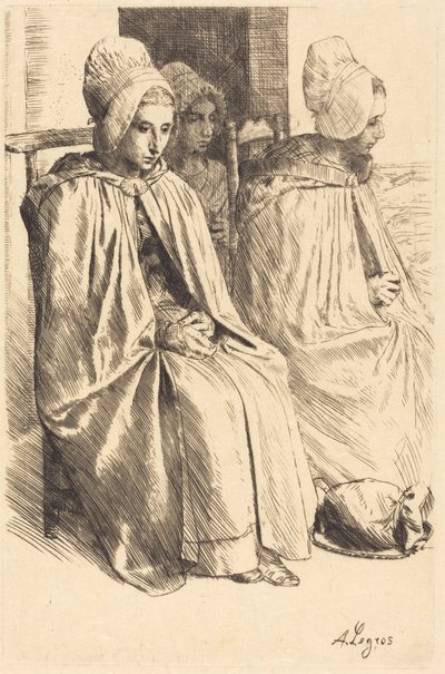 Peasant Women of Boulogne by Alphonse Legros