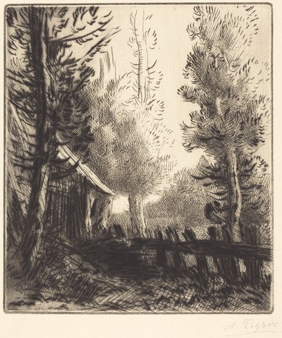 Shed by Alphonse Legros