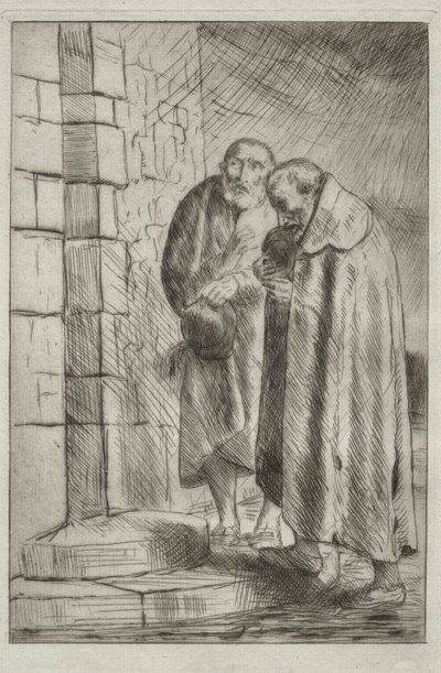 St. Peter and St. Paul at the Gate of Mr. Richard by Alphonse Legros