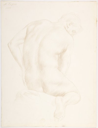 Study of a Figure by Alphonse Legros