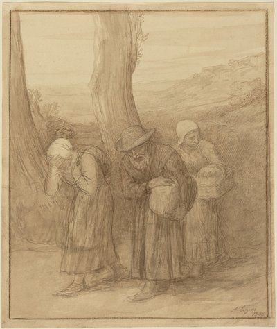 The Departure by Alphonse Legros