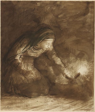 The Lost Piece of Silver by Alphonse Legros