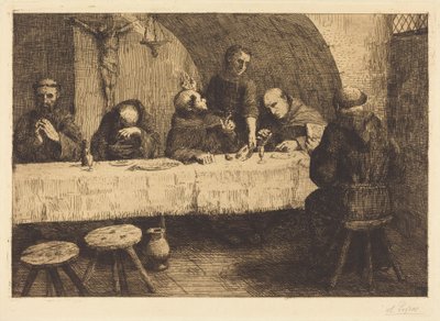 The Refectory by Alphonse Legros