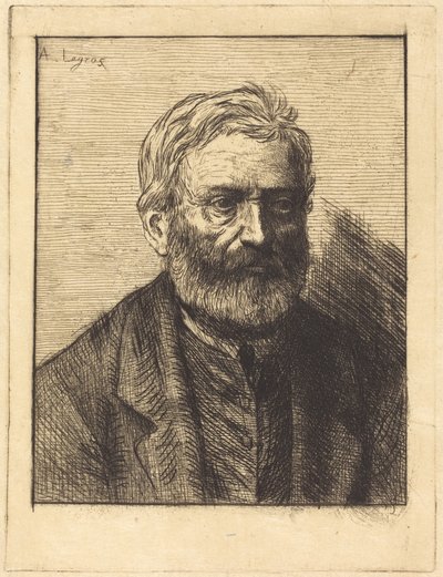 Victor Hugo, 1st Plate by Alphonse Legros